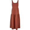 Dámské šaty Urban Classics Ladies 7/8 Length Valance Summer Dress terracotta