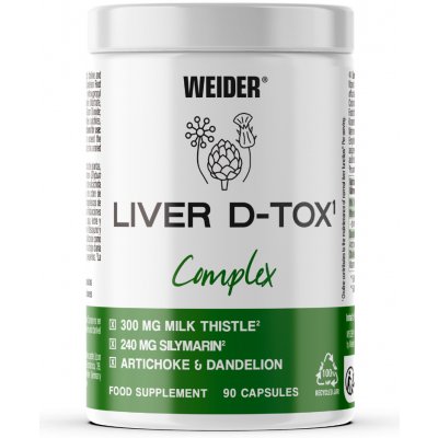 Weider Liver D-Tox Complex 90 kapslí – Hledejceny.cz