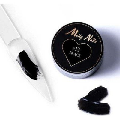 Molly Lac ProArt pasta na nehty black gel 13 5 g – Hledejceny.cz