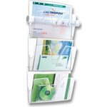 CEP ReCEPtion 1001700111 trojdílný odkladač na zeď - transparentní 3xA4 – Zboží Dáma