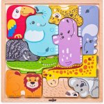 Woody Puzzle na desce Zvířátka – Zboží Dáma