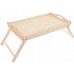 SNÍDAŇOVÝ PODNOS STOLEK DO POSTELE POD NOTEBOOK DŘEVĚNÝ – Zboží Živě