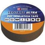 Emos F61517 Elektroizolační páska PVC 15 mm x 10 m hnědá – Hledejceny.cz