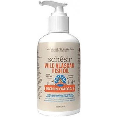 Grizzly Pet Products Schesir Wild Alaskan Fish Oil Lososový olej s treskou 1000 ml – Zboží Mobilmania