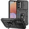 Pouzdro a kryt na mobilní telefon Samsung Shield4U Shockproof Camera Sliding Samsung Galaxy A34 5G SM-A346 s uzavřením kamery, černé