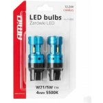 LED žiarovky CANBUS T20 7443 W21/5W 4SMD 1860 Biela 12V 24V AMiO-04255 – Hledejceny.cz