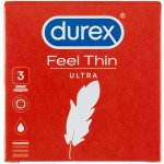 Durex Feel Thin Ultra 3 ks – Zboží Mobilmania