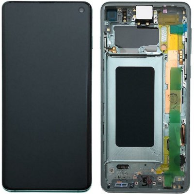 LCD Displej + Dotykové sklo + Rám Samsung Galaxy S10 – Zboží Mobilmania