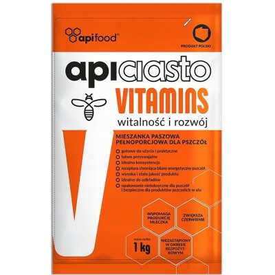apifood APICIASTO těsto pro včely s vitamíny 1kg – HobbyKompas.cz