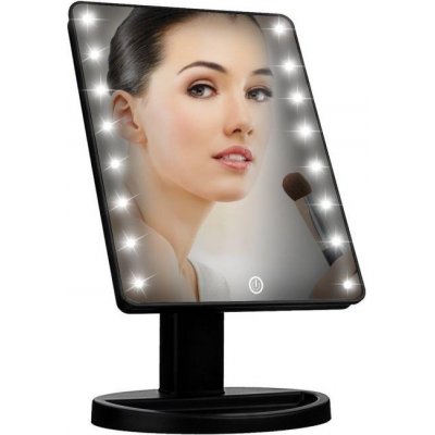 iQ-Tech iMirror IQ00101 kosmetické make-up zrcátko LED Dot černé – Zbozi.Blesk.cz
