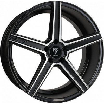 Mbdesign Kv1 9X20 5X110 ET35 matt black polished | Zboží Auto