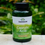 Swanson Caprylic Acid Kyselina kaprylová 600 mg x 60 softgelových kapslí – Hledejceny.cz