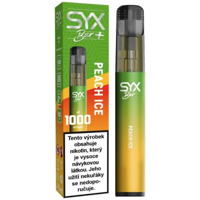 Syx Bar Peach Ice 16,5 mg 1000 potáhnutí – Sleviste.cz