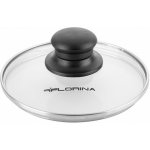 FLORINA Skleněná poklice s plastovým úchytem 14cm – Zboží Dáma