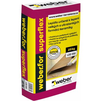 WEBER for superflex Lepidlo na obklady a dlažbu 25kg od 1 239 Kč - Heureka .cz