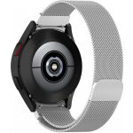 Mobilly řemínek pro Samsung Galaxy Watch 4, 5, 5 Pro, 20 mm, kovový, stříbrný 745 DSG-01-00S – Sleviste.cz