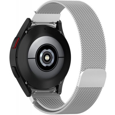 Mobilly řemínek pro Samsung Galaxy Watch 4, 5, 5 Pro, 20 mm, kovový, stříbrný 745 DSG-01-00S – Zbozi.Blesk.cz