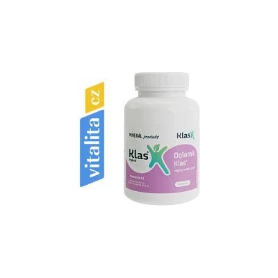 Dolomit Klas vápník, hořčík, zinek a vitamin D 90 tablet