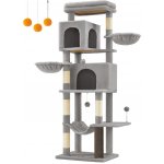 Feandrea Velký kočičí strom šedý 69 x 43 x 178 cm – Hledejceny.cz