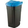 Popelnice Nohel Garden popelnice na odpad plastová černo-modrá 110l
