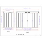 Duramax Pent Roof Eco 3,3 m² antracit 50025 – Sleviste.cz