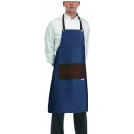 Egochef zástěra Rock ke krku s kapsou Jeans E-6113070F – Hledejceny.cz