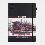 Sketchbook Sakura v pevné vazbě s bílým papírem 140g 21 x 29,7 – Zboží Dáma