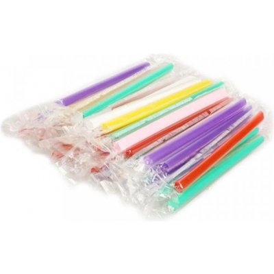 Jumbo Bubble Tea brčka barevná 100 ks – Zboží Dáma