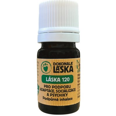 Dokonalá láska LÁSKA 120 Pro podporu adaptace, socializace a psychiky Pro kočky a fretky, 5 ml