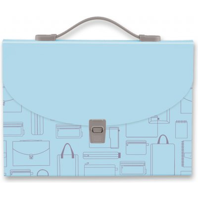 Foldermate Vintage aktovka na dokumenty A4 modrá – Zboží Mobilmania