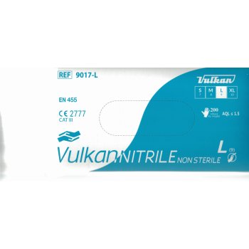 Vulkan Medical Rukavice nitrilové modré Dona 100 ks