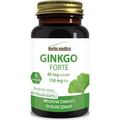 Herba medica Ginkgo Forte 80 vegan kapslí – Hledejceny.cz