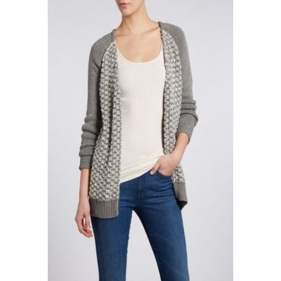 Wrangler svetr CARDIGAN GREY MEL