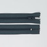 Spirálový zip, šíře 3 mm, délka 55 cm, šedá – Hledejceny.cz