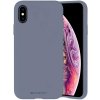 Pouzdro a kryt na mobilní telefon Apple Pouzdro Mercury Silicone iPhone XS / X Lavender šedé