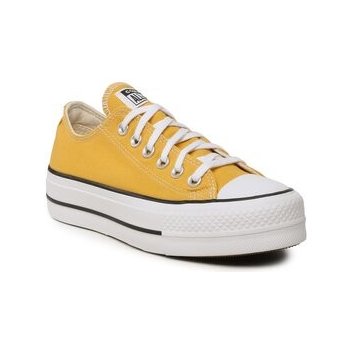 Converse Chuck Taylor All Star Lift Platform Seasonal OX A03057 thriftshop yellow/black/white