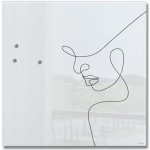 SIGEL Magnetická skleněná tabule 48 x 48 x 1,5 cm GL295 – Zboží Živě