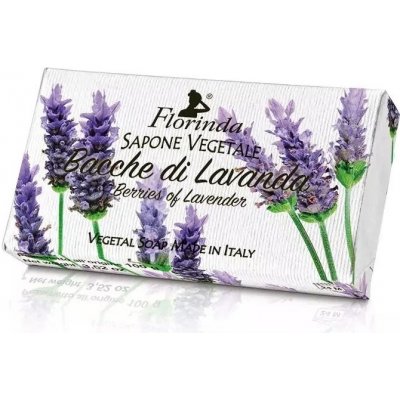 La Dispensa Florinda Bacche Di Lavanda Italské přírodní mýdlo 100 g – Hledejceny.cz