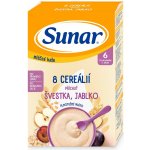 Sunar mléčná kaše 8 cereálií švestka jablko 210 g – Hledejceny.cz