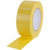Stavební páska Levior Trasovací páska 50 mm x 0.15 mm x 50 m žlutá