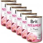 Brit Paté & Meat Puppy Chicken & Turkey 6 x 400 g – Hledejceny.cz