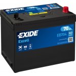 Exide Excell 12V 70Ah 540A EB704 – Hledejceny.cz