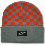 Alpinestars čepice Checkered Cuff beanie modrá/oranžová – Hledejceny.cz