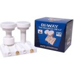 DI-WAY LNB MONOBLOCK TWIN 0,1dB 4,3st WHITE LEOPARD LINE – Zbozi.Blesk.cz