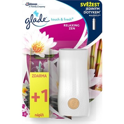 GLADE Touch&Fresh Osvěžovač vzduchu Japonská zahrada strojek + náplň 2× 10 ml – Hledejceny.cz