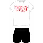 Marvel 5304428 pánské pyžamo krátké bílo černé – Zboží Dáma