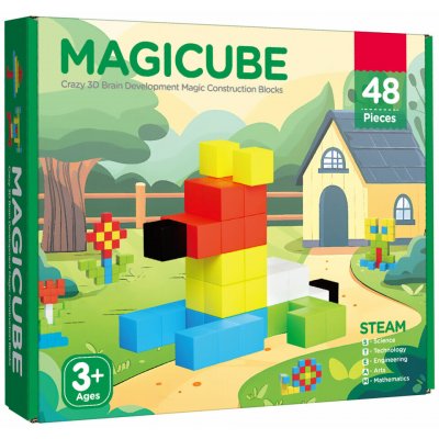 Unicube barevné kostky 48 ks – Zboží Dáma