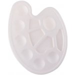 Main Paper S.L. Paleta plastová 17x23cm oválná bílá – Hledejceny.cz