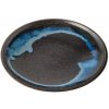 Talíř MIJ Předkrmový talíř BLUE BLUR 19 cm modrá keramika