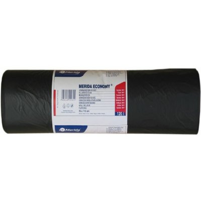 Merida WEC312 Pytle HDPE 19µm 120 l 50 ks černé – Sleviste.cz